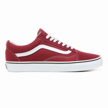 Vans Old Skool - Miesten Tennarit - Punainen/Valkoinen